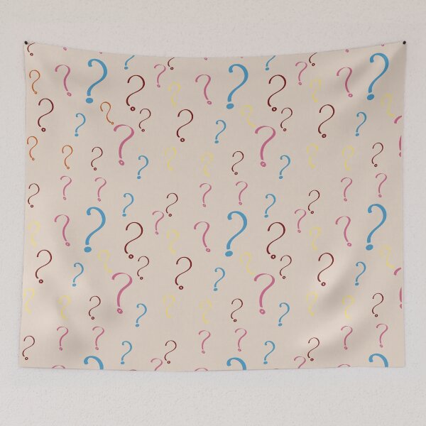 Item preview, Cute Question Mark Pattern designed and sold by Memituss.