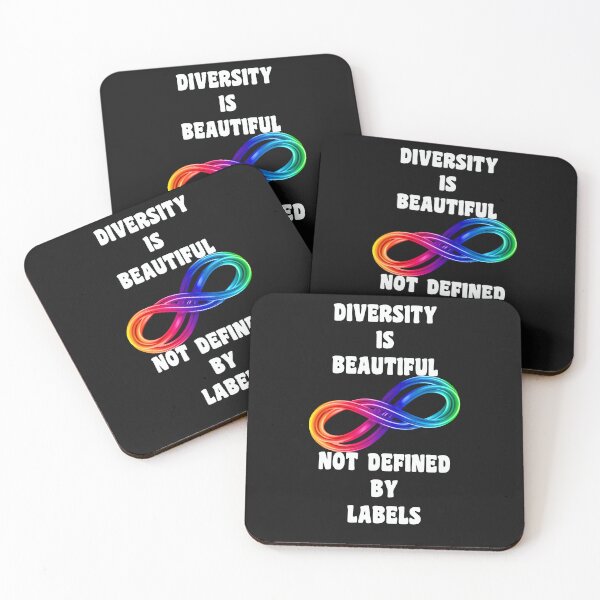 Item preview, Neurodiversity Autism Awareness Diversity Is Beautiful Not Defined By Labels designed and sold by Cute & Sassy Custom Gifting Boutiques.