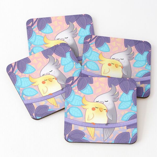 Item preview, Cute Birds Cuddling designed and sold by KikiRoucoucou.