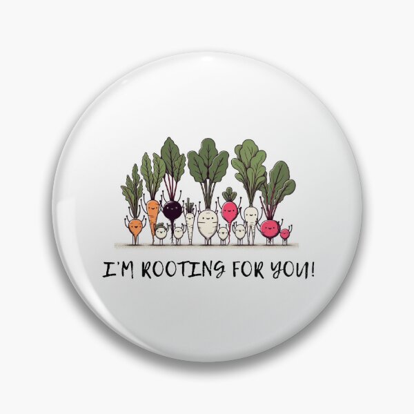 Item preview, I'm Rooting For You! Funny Gifts For Gardener or Vegetable Lovers designed and sold by Klaudia Kruk.