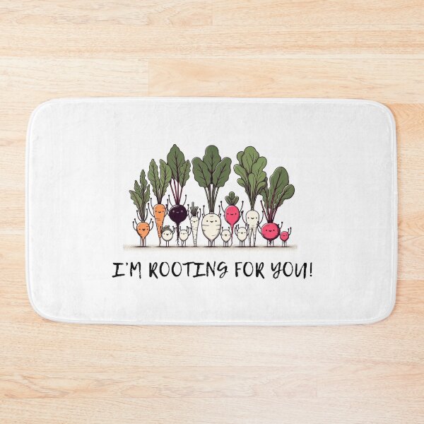 Item preview, I'm Rooting For You! Funny Gifts For Gardener or Vegetable Lovers designed and sold by Klaudia Kruk.