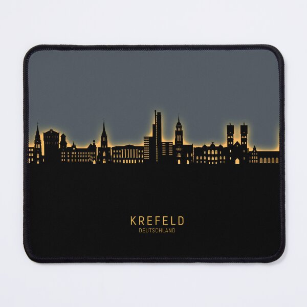 Item preview, Krefeld Germany Skyline designed and sold by ArtPrints.