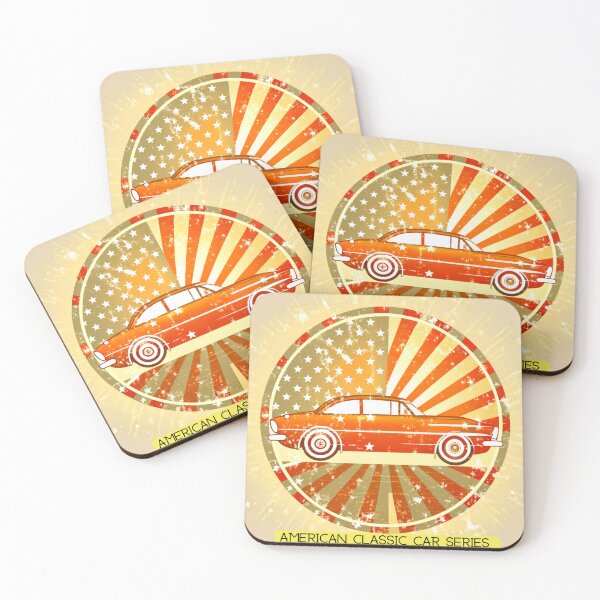 Item preview, Vintage American Cars Series: A Nostalgic Journey designed and sold by Colorful-Garden.