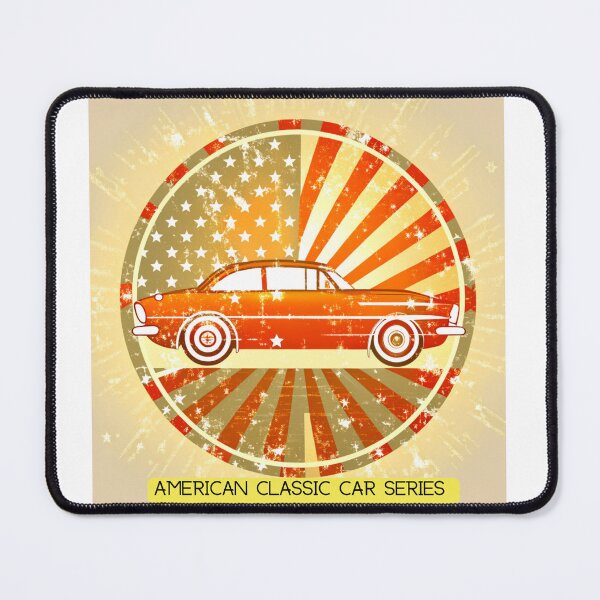 Item preview, Vintage American Cars Series: A Nostalgic Journey designed and sold by Colorful-Garden.