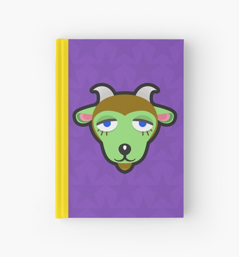 "GRUFF ANIMAL CROSSING" Hardcover Journal by purplepixel ...