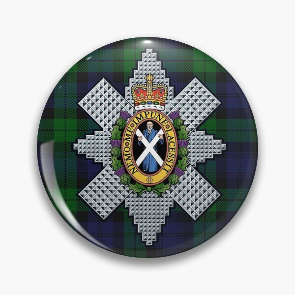 Artikelvorschau, Black Watch Tartan Insignia Scottish Scotland Royal Regiment entworfen und verkauft von SonnyBoyDesigns.