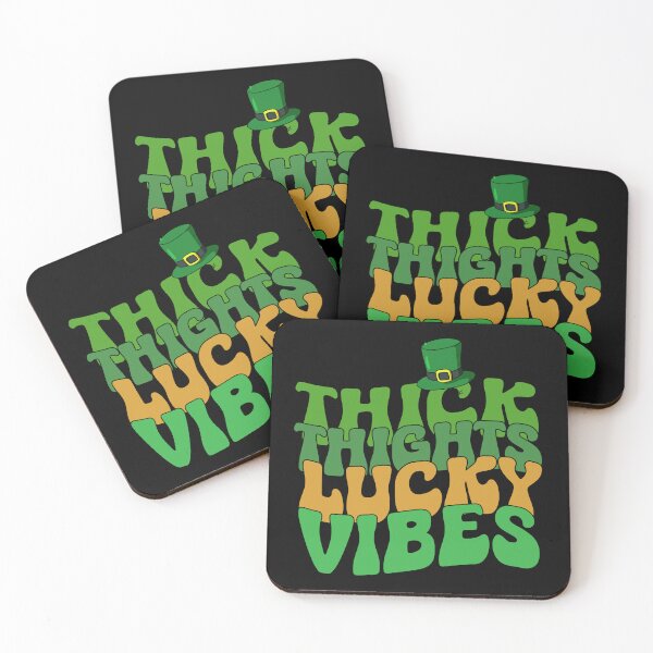 Item preview, Thick Thighs and Lucky Vibes St Patrick's Day  designed and sold by ShopSmart213.