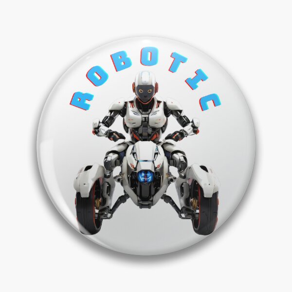 Item preview, Robotics: Gear Up and Ride,  AI Robot Embraces the Future on Futuristic E-Bike designed and sold by RvinJo8.