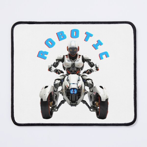Item preview, Robotics: Gear Up and Ride, AI Robot Embraces the Future on Futuristic E-Bike designed and sold by RvinJo8.