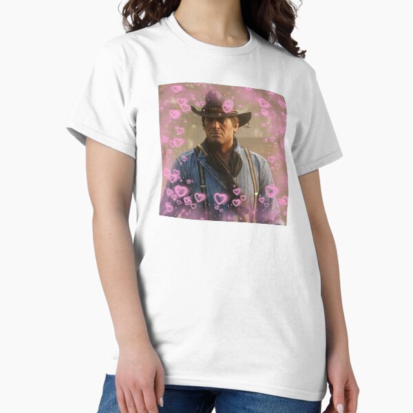 Vista previa del artículo con la obra «Corazones de Arthur Morgan», diseñado y vendido por BreadIsGay.