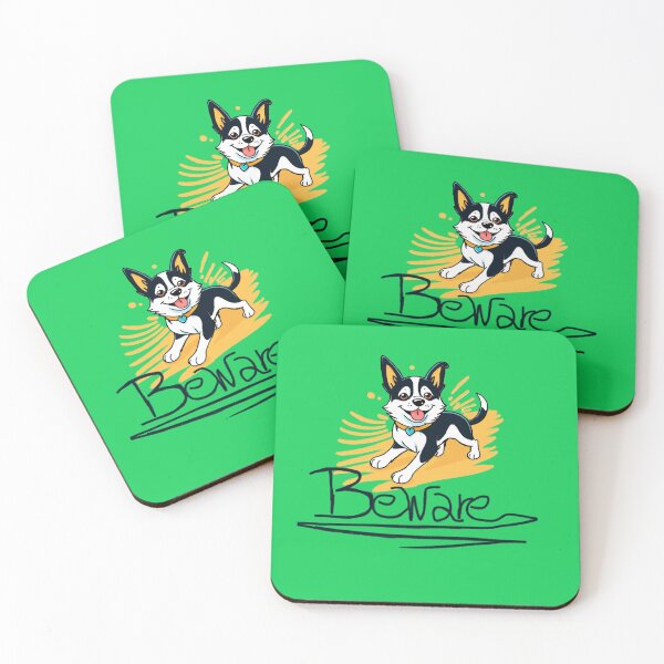 Item preview, Happy Dog - nice to meet you, beware! designed and sold by Pipe7.