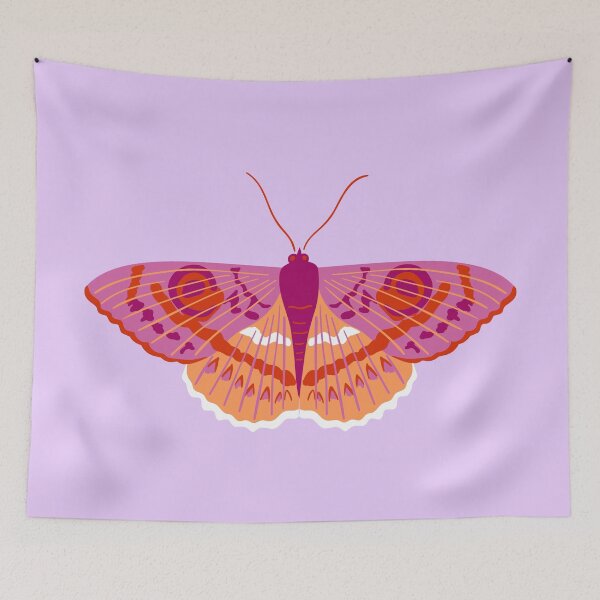 Item preview, Lesbian Pride Moth designed and sold by PeachyLitchi.