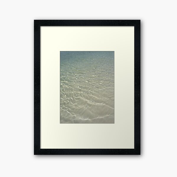 Clear Water Framed Art Print