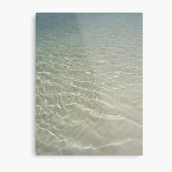 Clear Water Metal Print