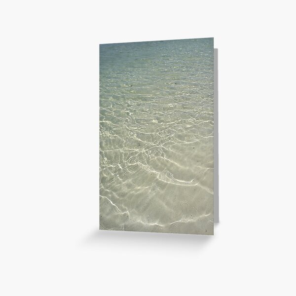 Clear Water Greeting Card