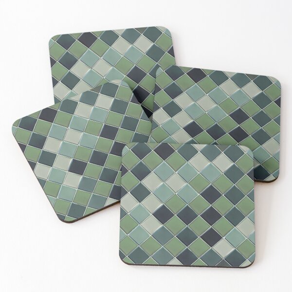 Item preview, Green Diamond Pattern designed and sold by Zenvo.