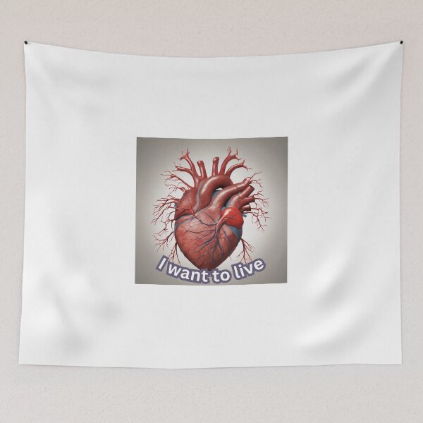 Item preview, Artery Constriction: A heart cluttered by a blanket of fat, with arteries narrowed and clogged, unable to pulsate freely designed and sold by andrew758.