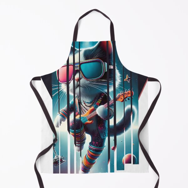 Item preview, The Space Guitarist Cat designed and sold by i5min.