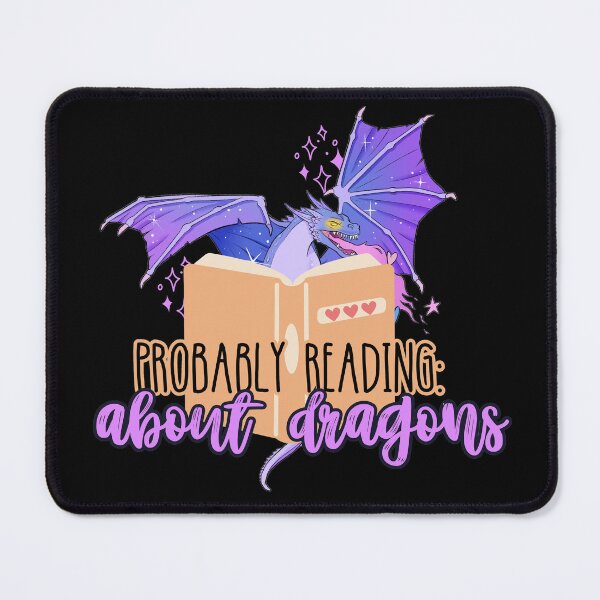 Item preview, Probably Reading About Dragons designed and sold by slicksquid.