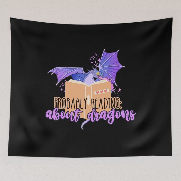 Item preview, Probably Reading About Dragons designed and sold by slicksquid.