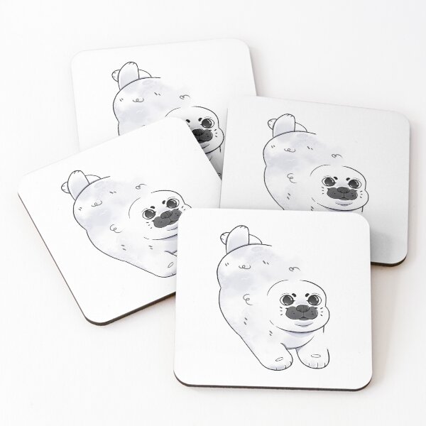 Item preview, White Harp Seal designed and sold by Mossysplashart.