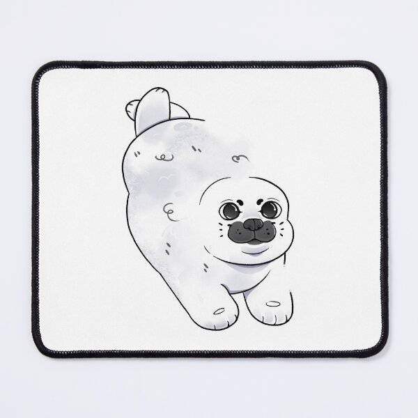 Item preview, White Harp Seal designed and sold by Mossysplashart.