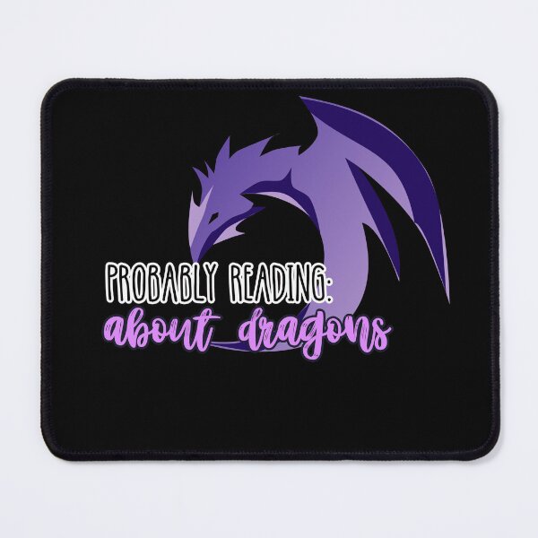 Item preview, Probably Reading About Dragons designed and sold by slicksquid.