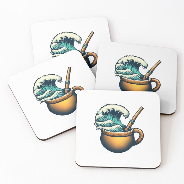 Item preview, Waves inside Yerba Cup designed and sold by Domiska.