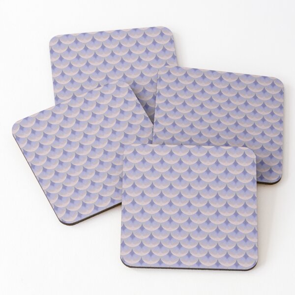 Item preview, Iris Garden Purple and Soft Peach  Layered Mermaid Scales designed and sold by GenAumonier.