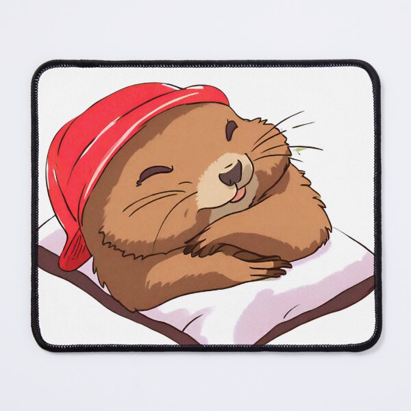 Item preview, sleeping groundhog designed and sold by VanyAshop.