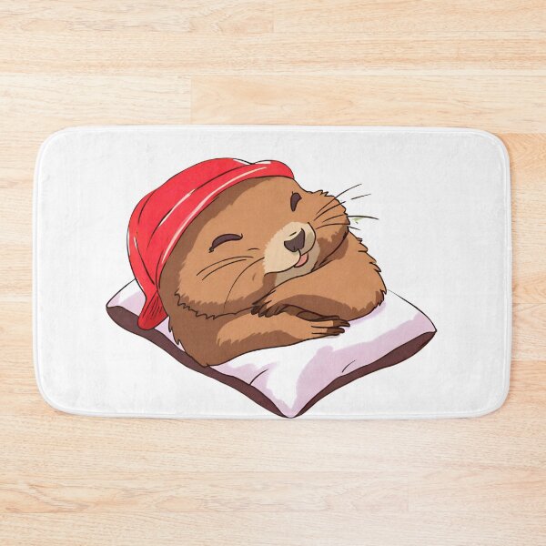 Item preview, sleeping groundhog designed and sold by VanyAshop.