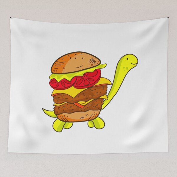 Item preview, Burger turtle designed and sold by Aiyinyangart.