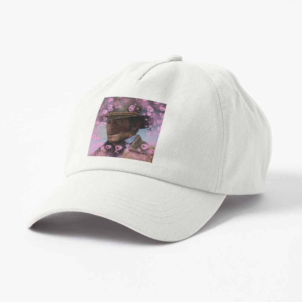 Vista previa del artículo con la obra «Dad hat», diseñado y vendido por BreadIsGay.