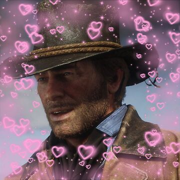 Imagen de la obra Corazones de Arthur Morgan de BreadIsGay