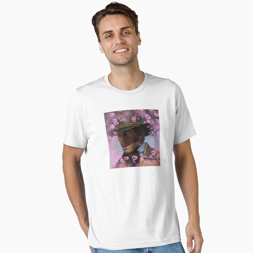 Vista previa del artículo con la obra «Camiseta esencial», diseñado y vendido por BreadIsGay.