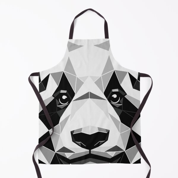 Item preview, Abstract Geometric Panda - Monochromatic Design designed and sold by Amanda-S-Olsen.