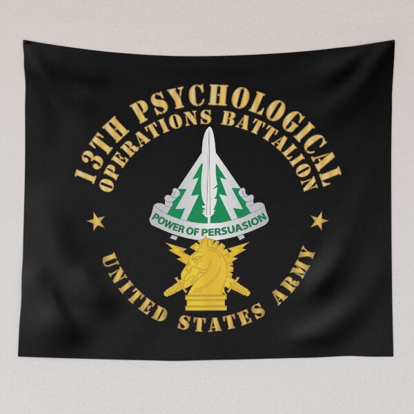 Item preview, Army - 13th PSYOPS Bn - US Army w DUI - Psyops Branch X 300 designed and sold by Military Insignia Products.