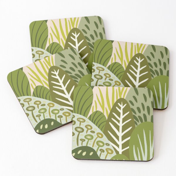 Item preview, Spring forest pattern in green designed and sold by Miss-Belle.