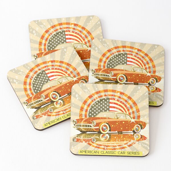 Item preview, #Vintage American Cars Series: A Nostalgic Journey designed and sold by Colorful-Garden.