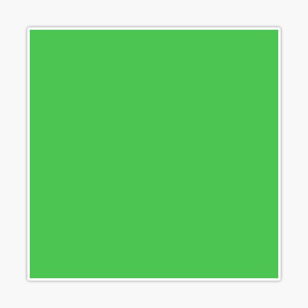 Solid Bright Kelly Green Color Sticker for Sale by Discounted