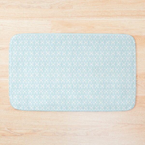 Item preview, Woven Flower Check Pixel Art (Mint) designed and sold by CozyPixelFluff.