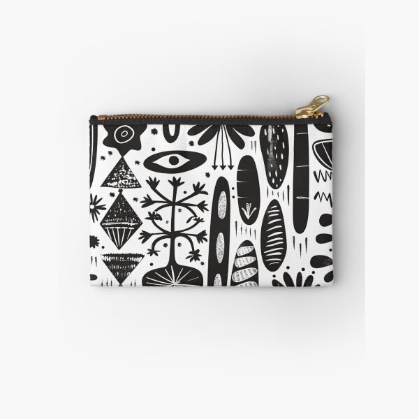 Item preview, African Black and White Tribal Pattern designed and sold by GrinGalore.