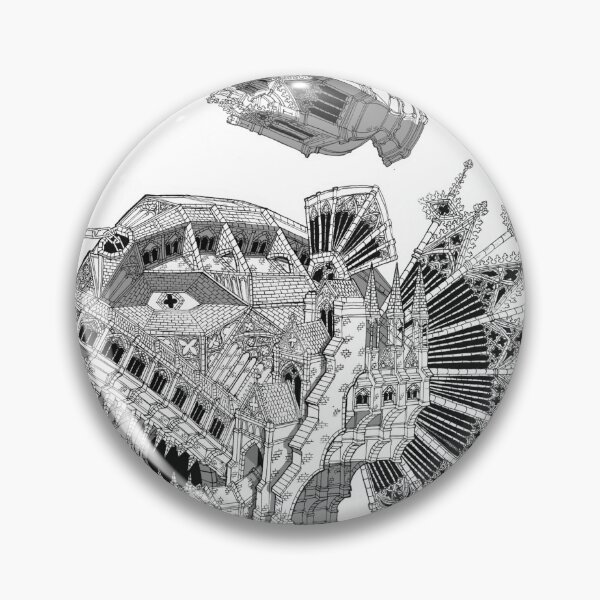 Item preview, Angler Fish Cathedral  designed and sold by SamFisherPrints.
