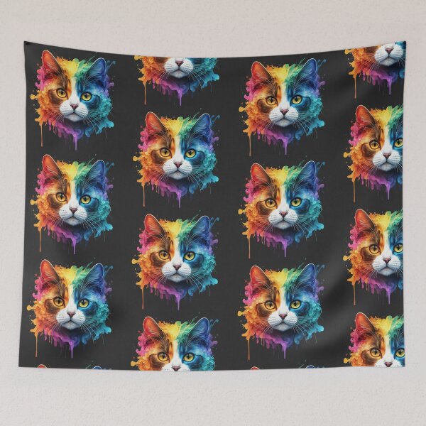 Item preview, Cat Paint Explosion designed and sold by Art-Design-EM.