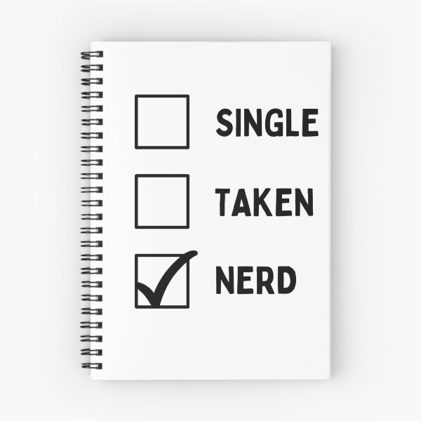 Item preview, Single Taken Nerd designed and sold by checkboxshop.