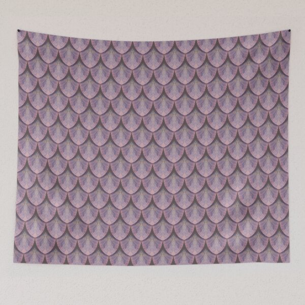 Item preview, Flower Petal Pink, Indigo, and Gold Layered Dragon Scales designed and sold by GenAumonier.