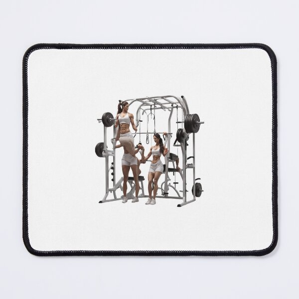 Item preview, Bodybuilder training at gym art illusion designed and sold by Newconcept3341.