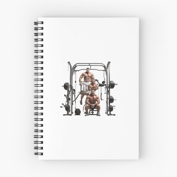 Item preview, Bodybuilder training at gym art illusion designed and sold by Newconcept3341.