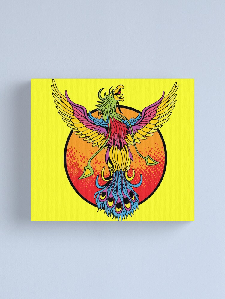 Thumbnail 1 of 3, Canvas Print, Phoenix Watching designed and sold by FBWashington.