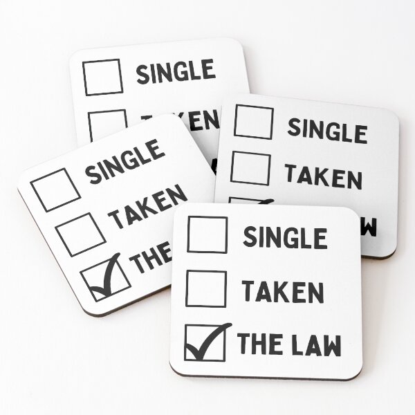 Item preview, Single Taken The Law designed and sold by checkboxshop.